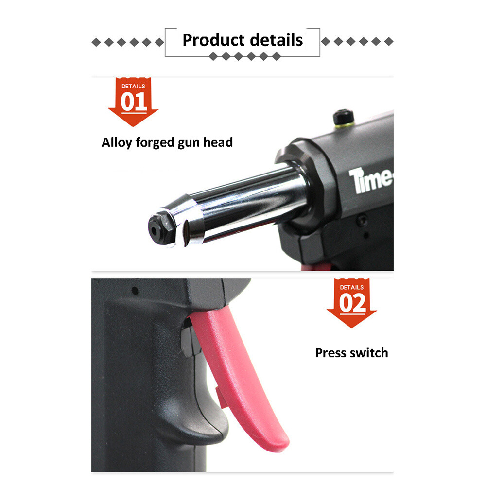 N250G Pneumatic Extractor Rivet Gun Pull Rivet Gun Pull Nail Gun NEW