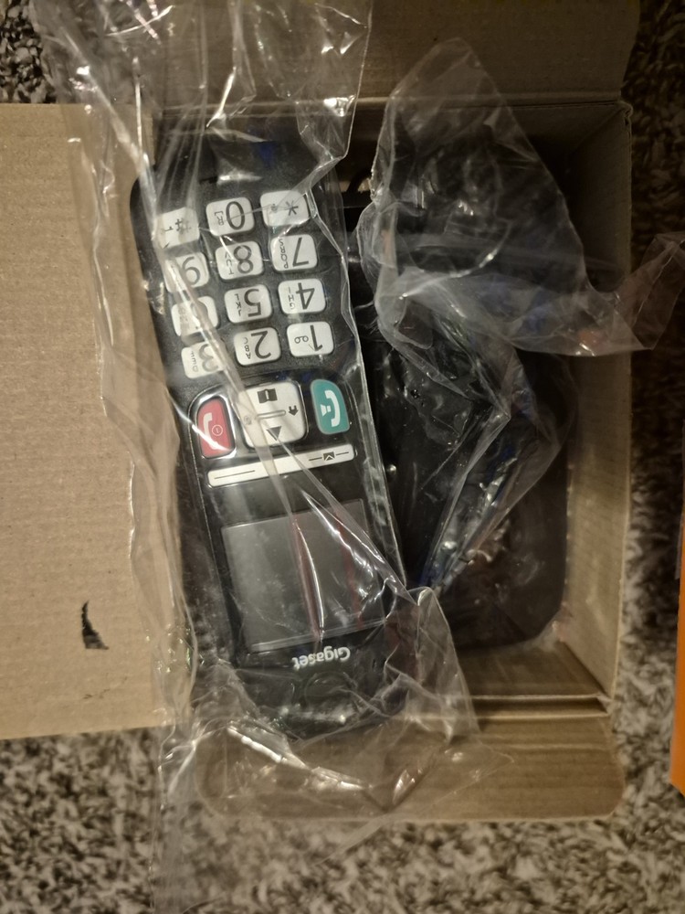 2x Gigaset E270 Dect Phone Caller ID Black