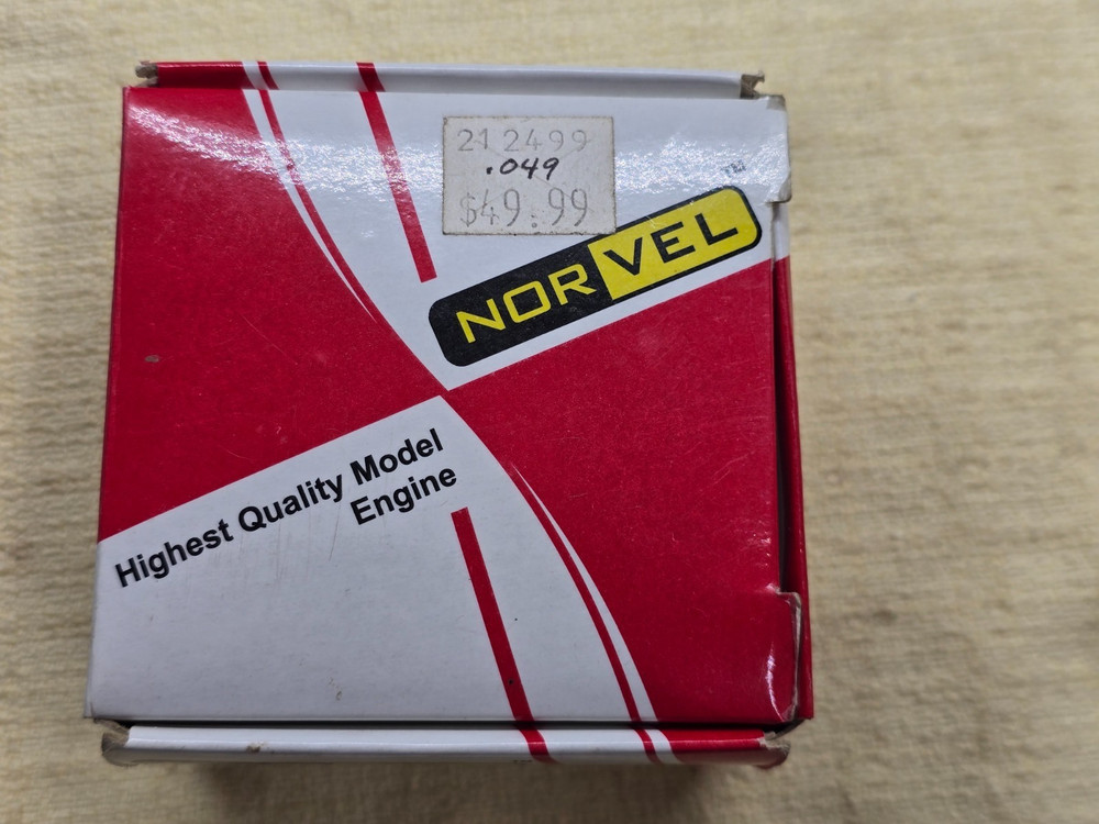 Norvel AME .049 BS4 Glow/Nitro Engine w/Muffler - Never Used