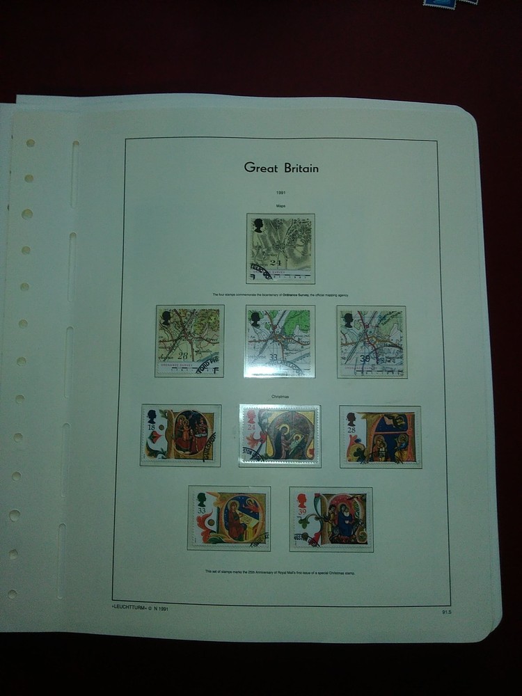 LIGHTHOUSE Commemorative Hingeless album pages Great Britain 1991-1999 Used