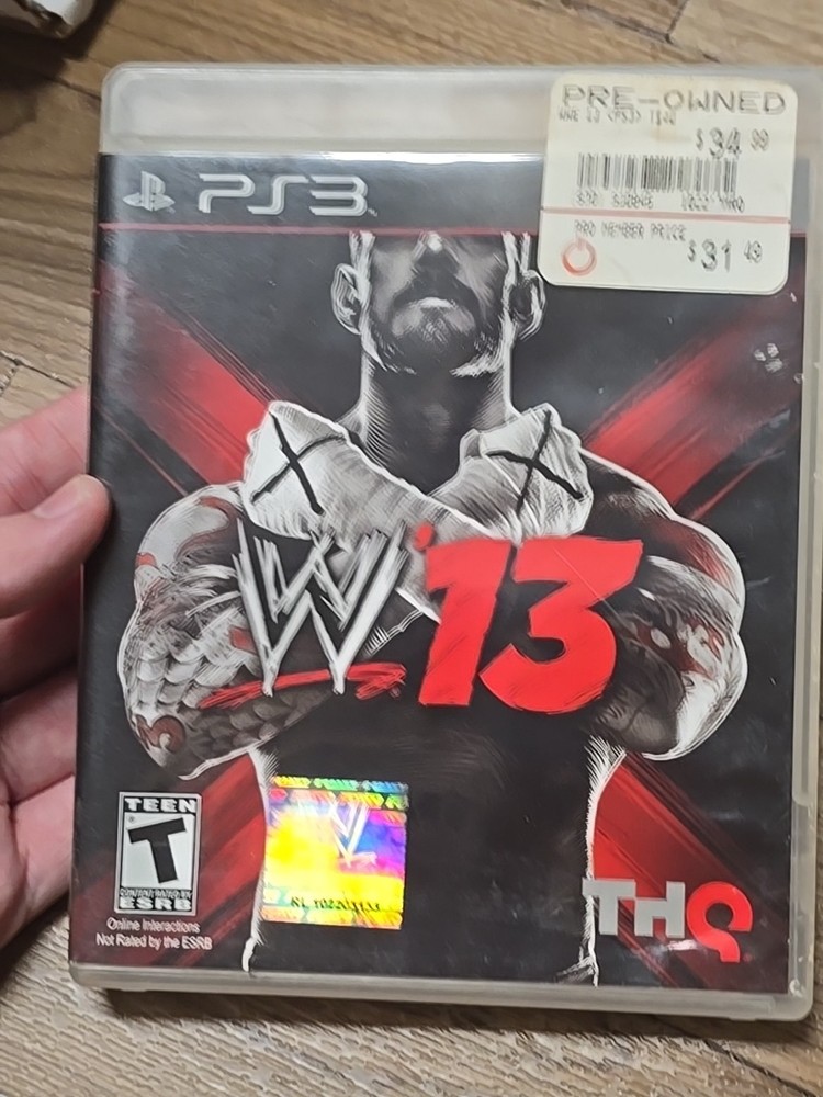 Wwe 13 PS3 (Sony PlayStation 3) Case Only