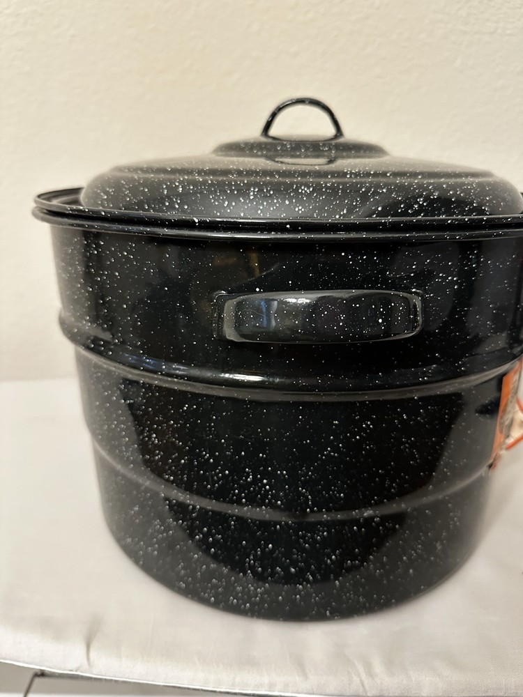 Canner Pot With Rack 21.5 Quart (Lg)