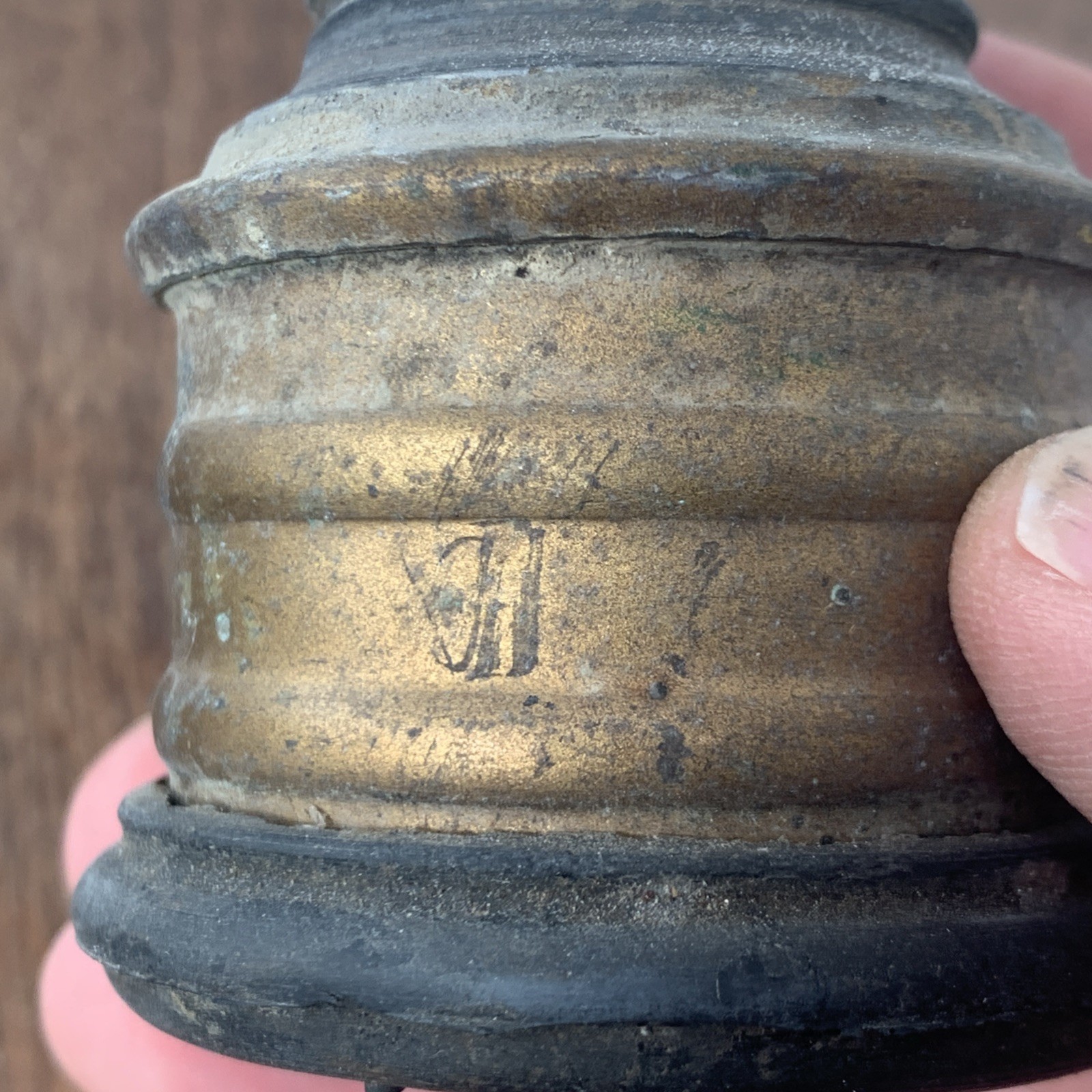 Vintage Brass Miners Carbide Hat Lamp by "Premier" Leeds England Large Reflector