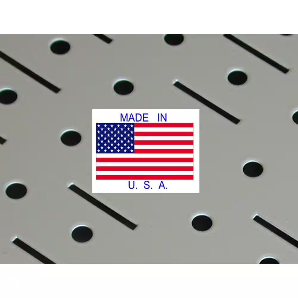 Wall Control Pegboard Utility Hooks Assortment Rust-Resistant 1 in. Tall Slot