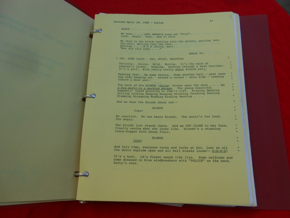 STEPHEN KAY & SCOTT SILVER-THE MOD SQUAD-SCREENPLAY-SCRIPT-FINAL DRAFT + MORE