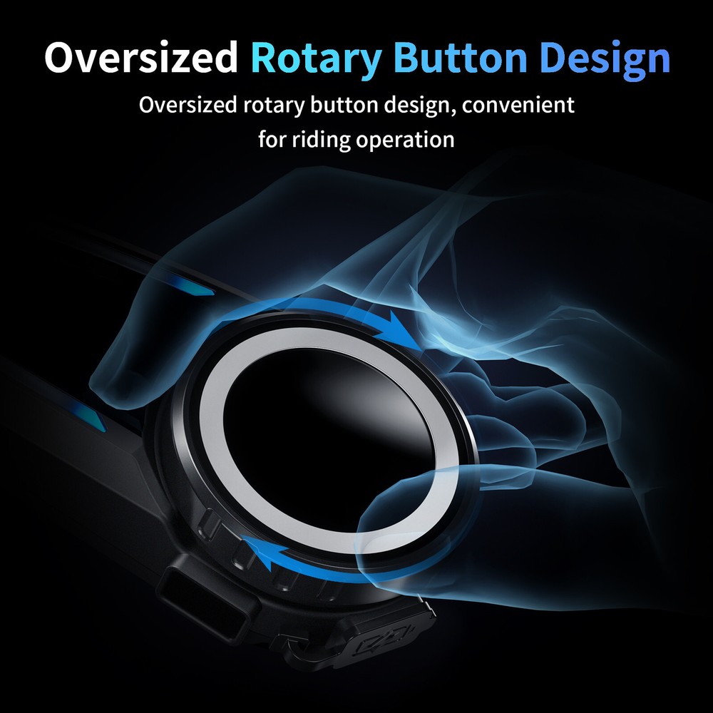 2000m 10 Riders FX7 Motorcycle Intercom Headset Bluetooth Helmet Communication