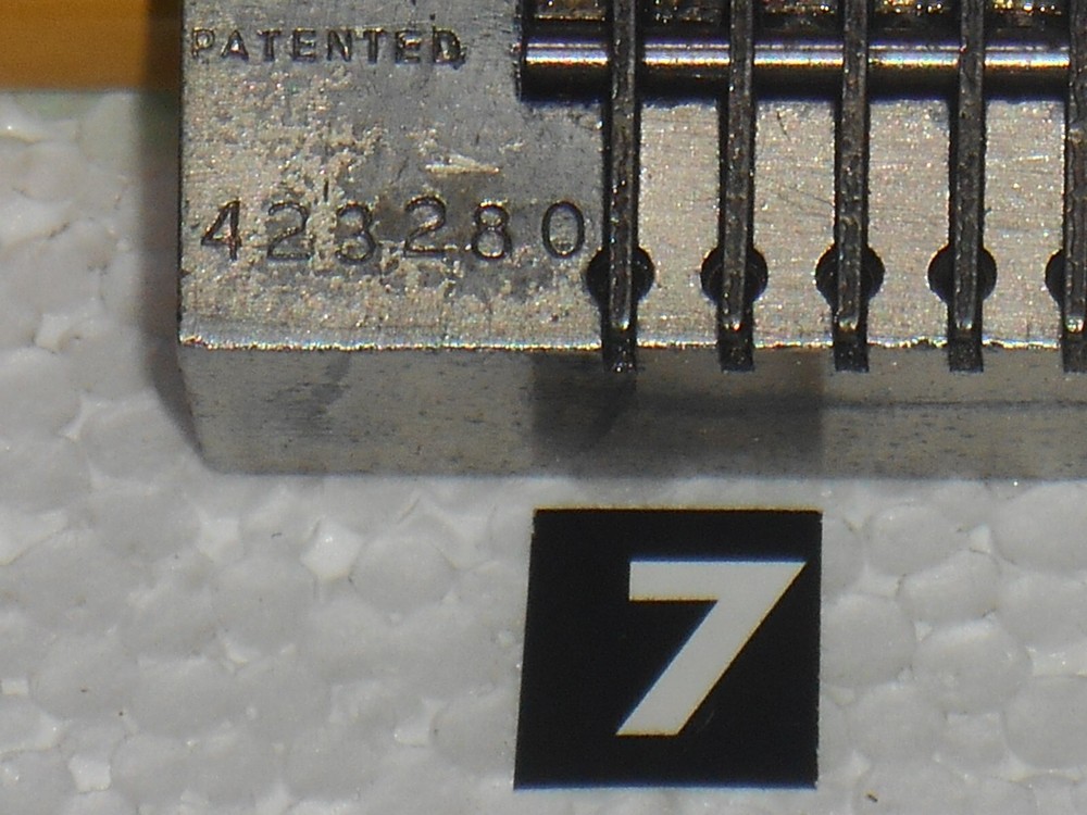 COUNT | letterpress numbering machine | 7