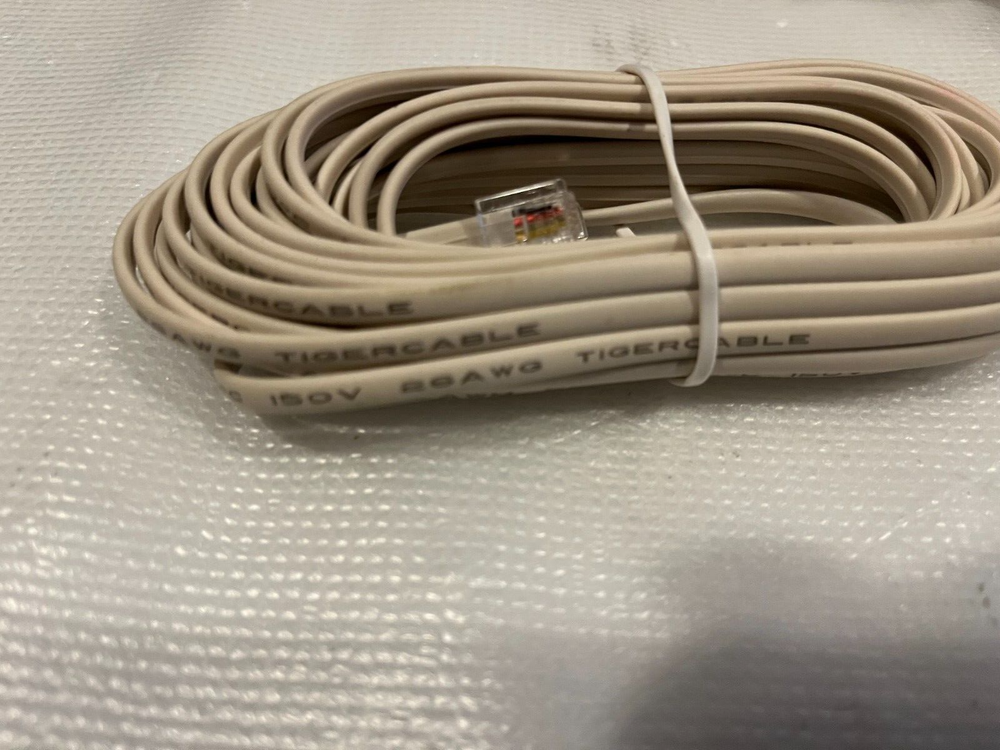 Tigercable 50' ft Telephone Extension Cord