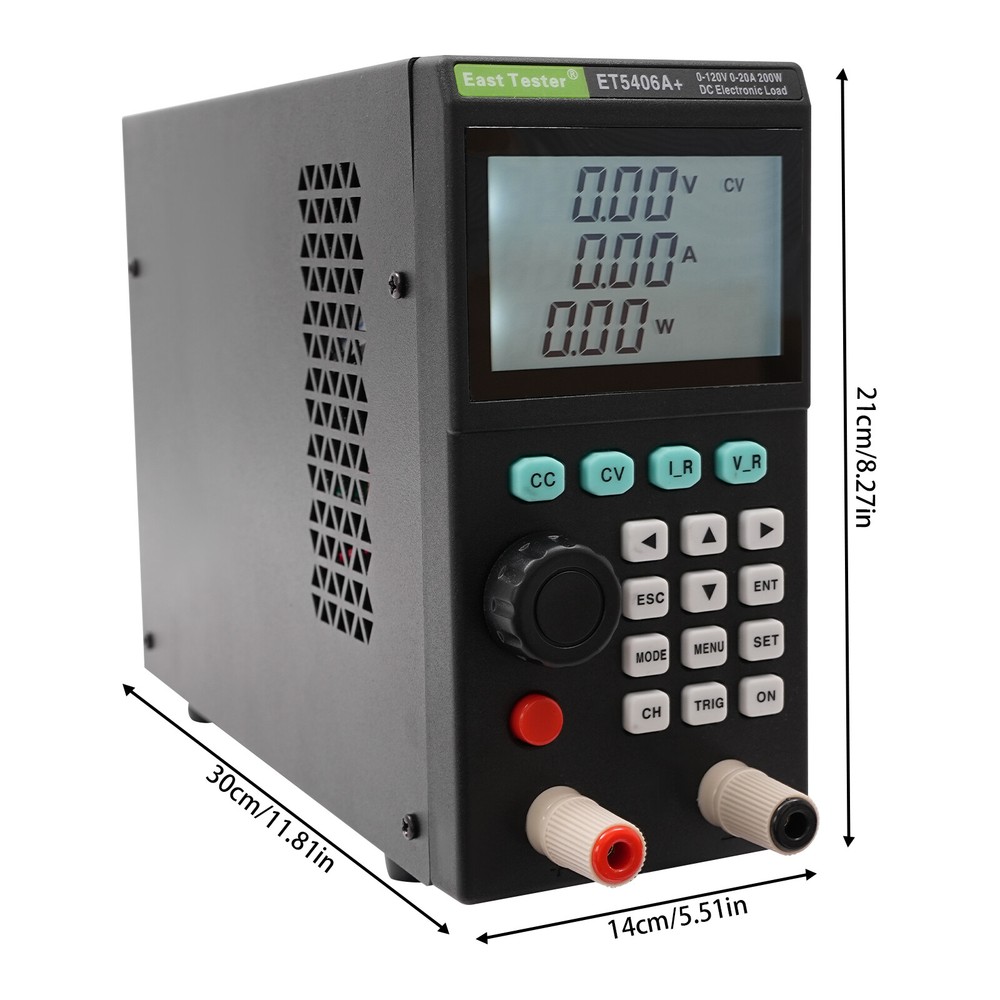 Electronic Load Tester Electronic DC Load Battery Capacity Tester 200W 120V