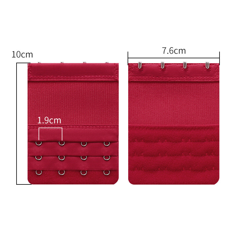 2PCS Adjustable Bra Extender 2/3/4 Hooks with Elastic Underwear Strap Extension