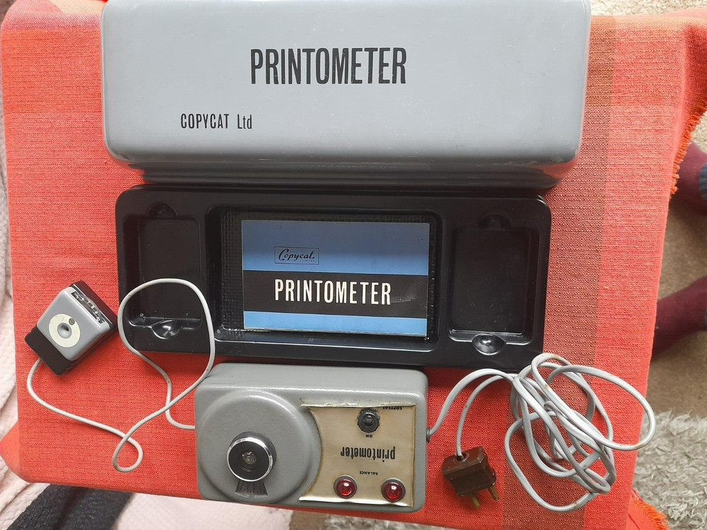 Rare Vintage Printometer Copycat Ltd Darkroom Equipment Untested & Instructions