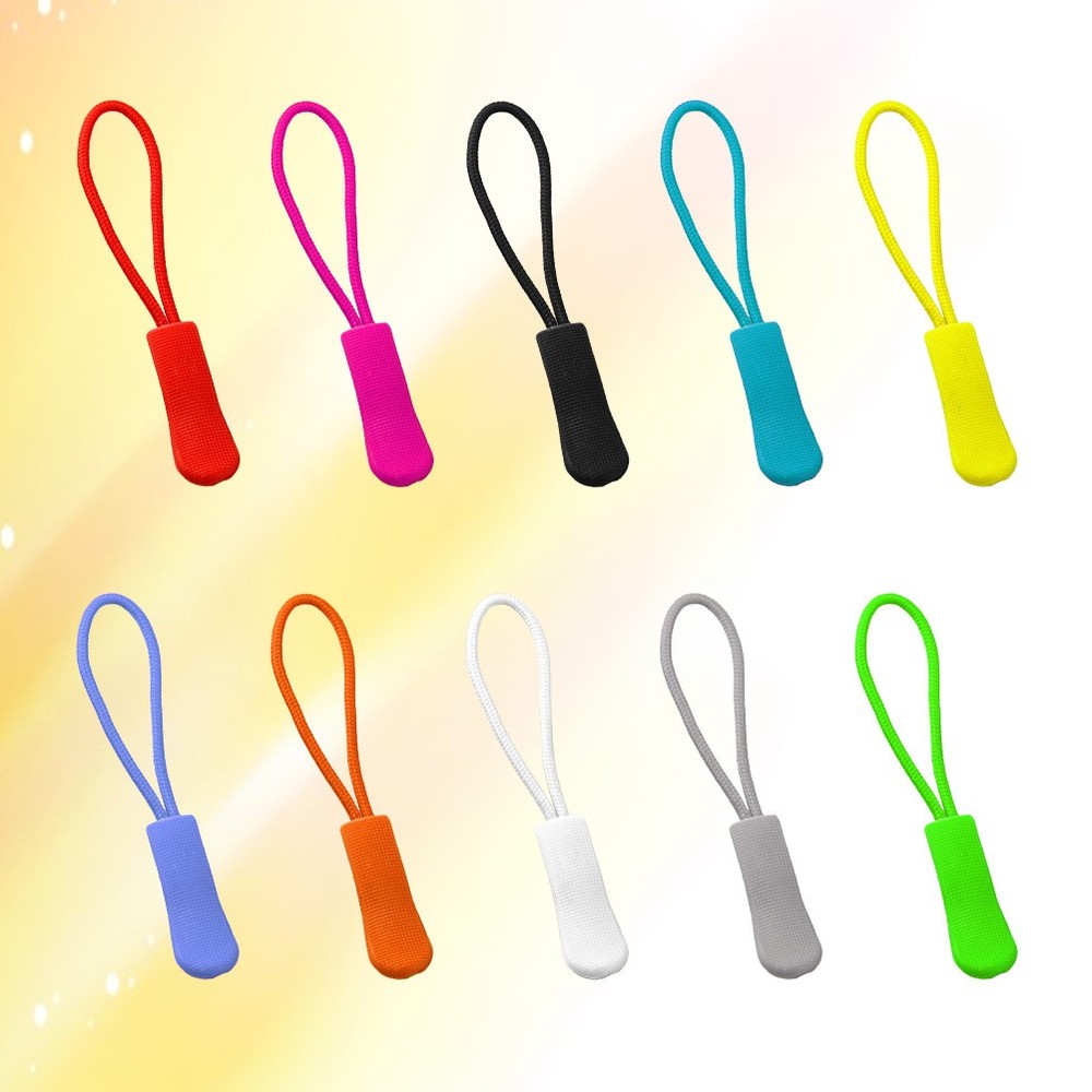 100PCS Injection Zipper Pull Head Rope TPU Pull Head Luggage Shoe Boots Apparel