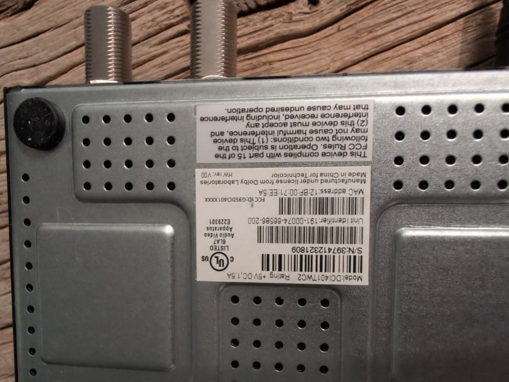 Time Warner Cable TWC Digital Adapter Unit HDMI DCI401TWC2 with AC Adapter