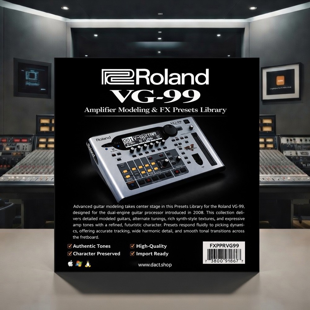 Roland VG-99 Guitar Multi-FX Presets Library