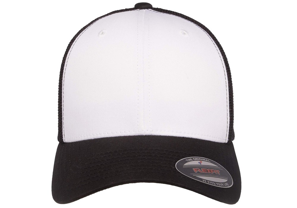 Flexfit Men's one_Size Trucker Cap, Black, Alpha