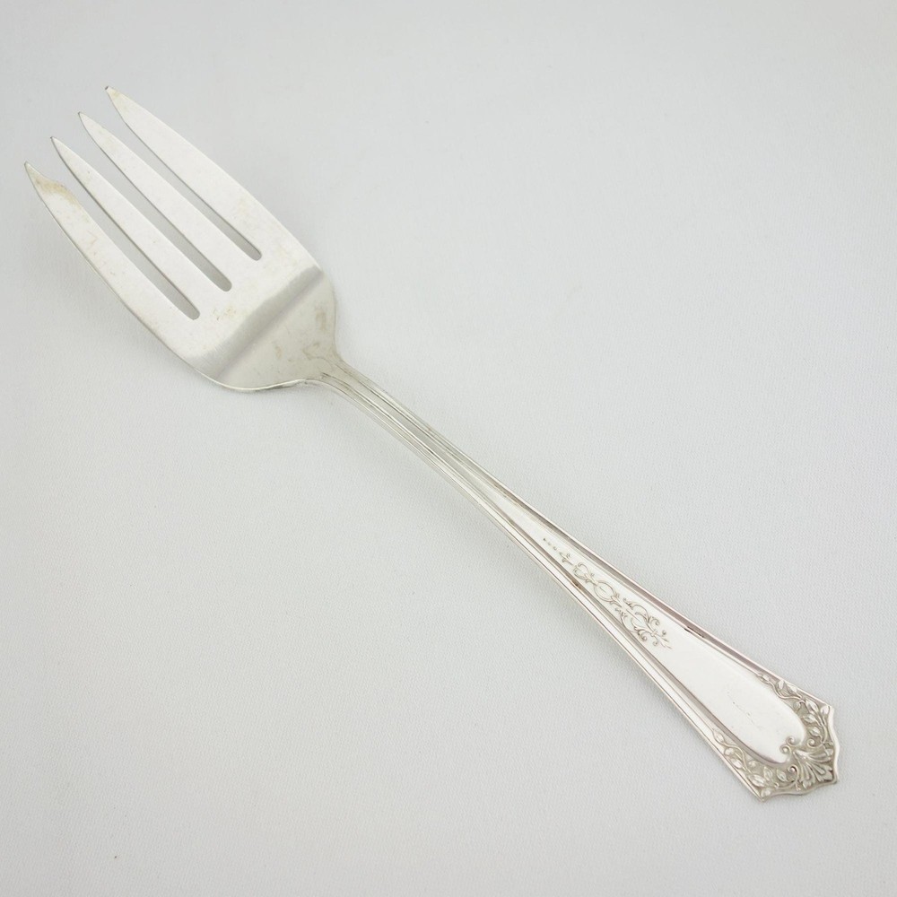 Continental Silverplate Three Cold Meat Serving Fork