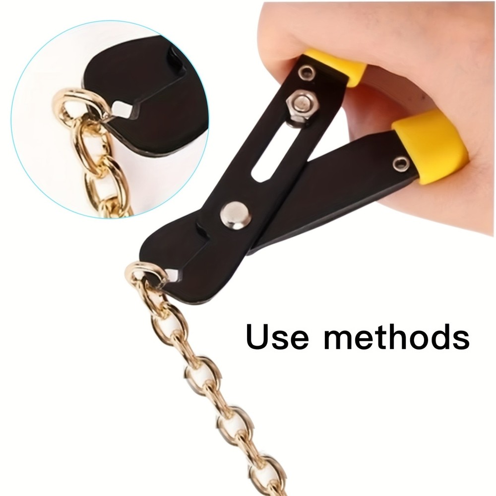 Multi-Functional Bag Chain Pliers - For Chain Opening & Wire Stripping