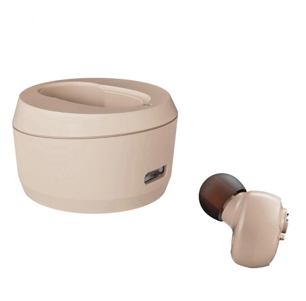 VHP-1607 Hearing Aid with Charging Base-Single (Beige)