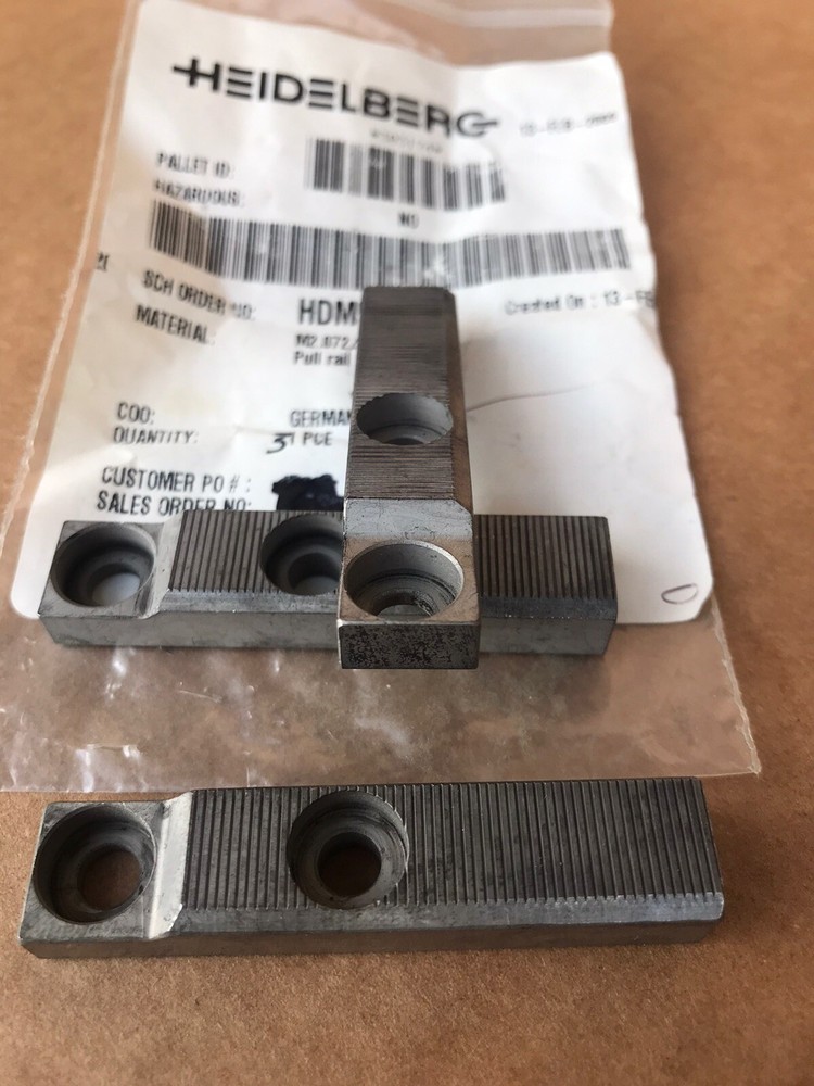 Original Heidelberg 74 Pull Rail DS M2.072.221/01 From Germany
