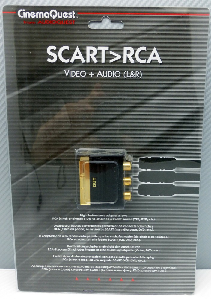 Audioquest SCART to RCA adapter