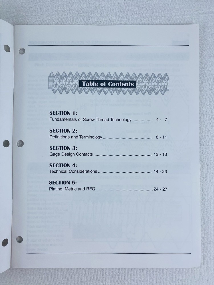 Starrett THREAD GAGING REFERENCE GUIDE