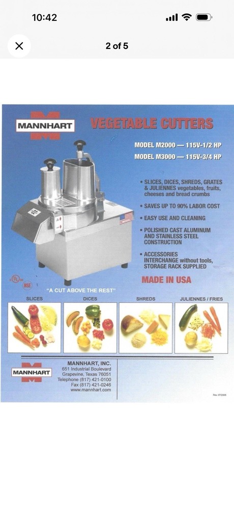 Mannhart SH2 Extra Fine Shredder Blade