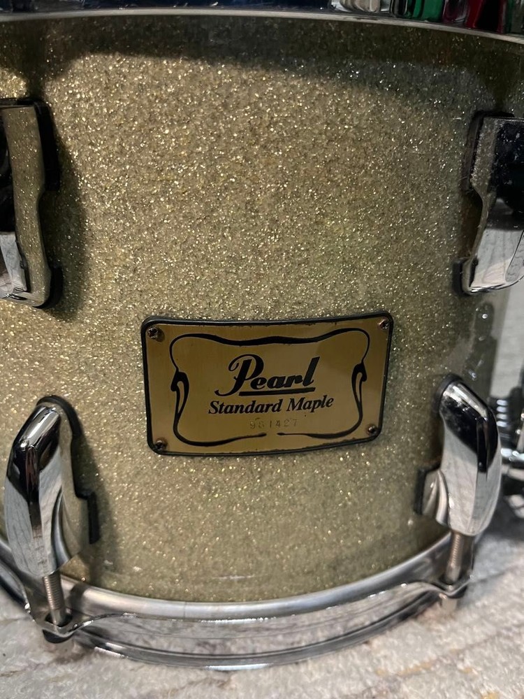 Pearl Standard Maple Snare Drum 10x7.5 Rare Compact Deep Shell