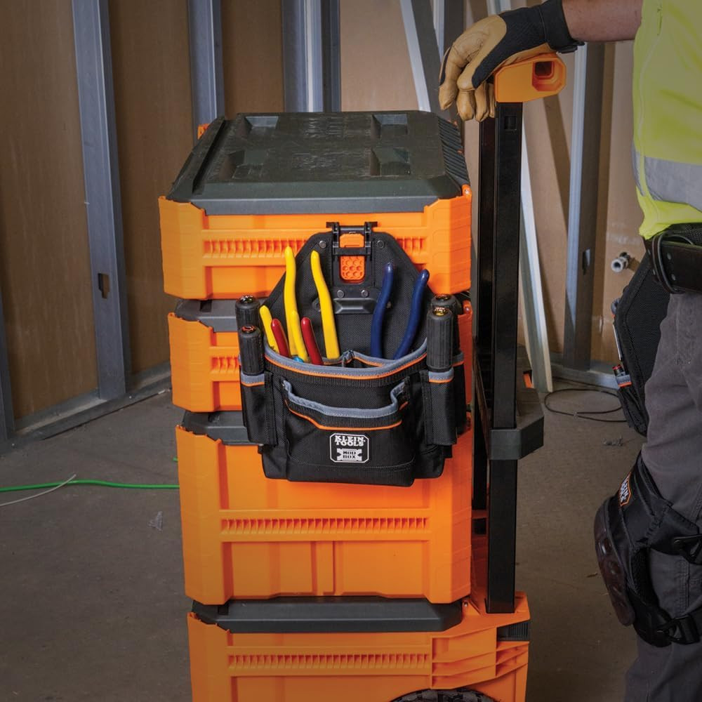 Modbox Tool Pouch, Electrician Bag, Quickly Attach and Release from Tool Belts a