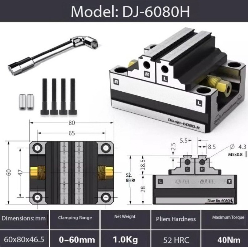 New Four-axis and Five-axis Clamps, Self-centering Vises, Multi-function