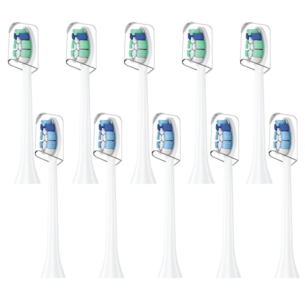 Replacement Toothbrush Heads for Philips Sonicare 10 Pack Sonic Replacement Head