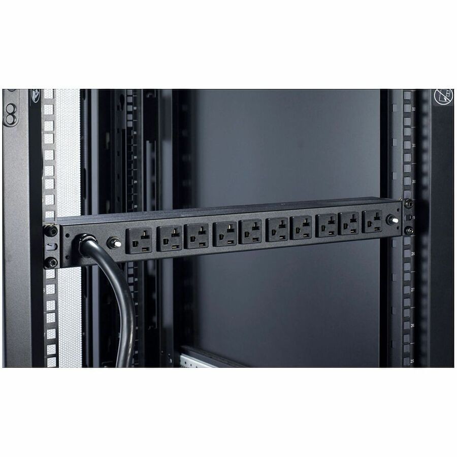 APC NetShelter Basic Rack PDU, 1U, 30A, 120V, 10 NEMA 5-20 outlets