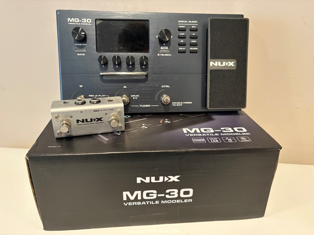 NUX MG-30 Modeling Guitar Processor Multi-Effects Pedal