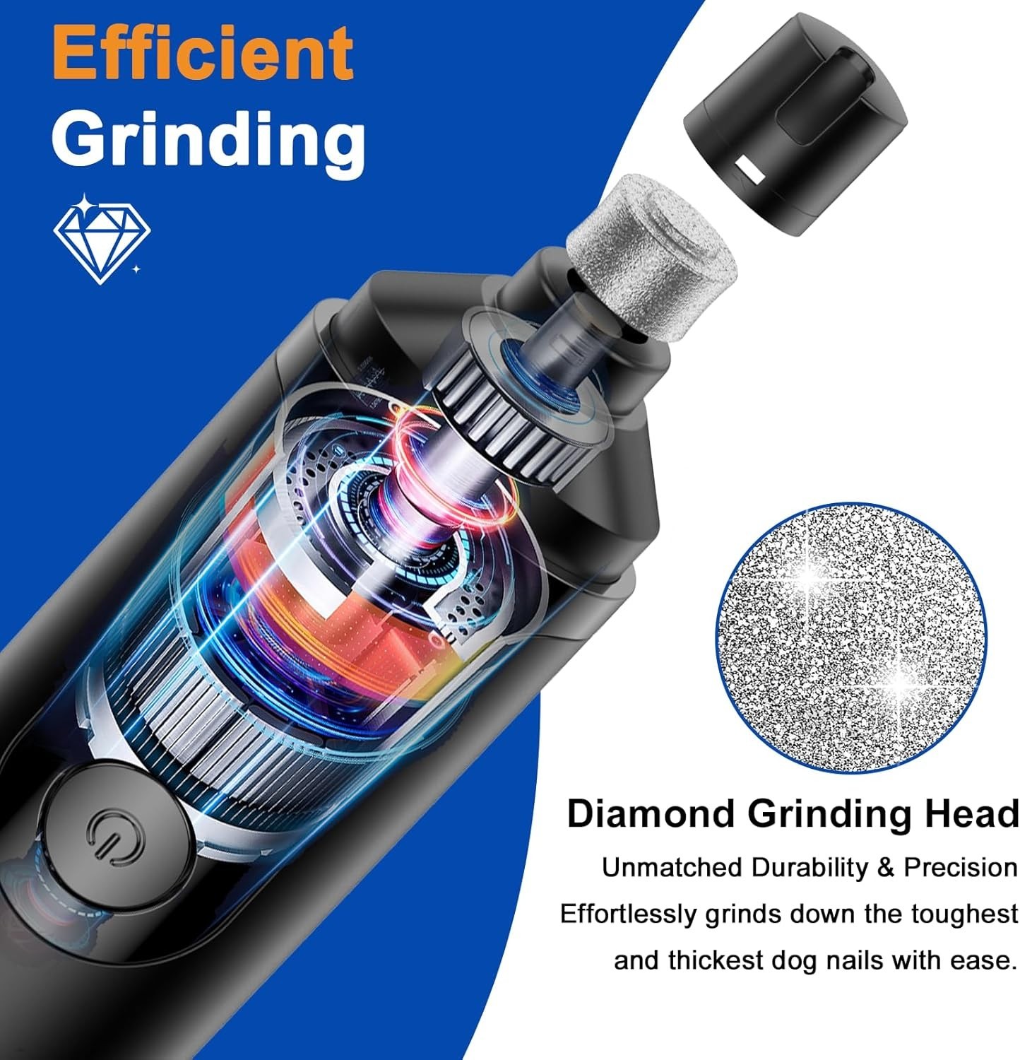 Silent Groom Pro Nail Grinder, Silent Grind Pro for Dogs Grinder Nail Pro-