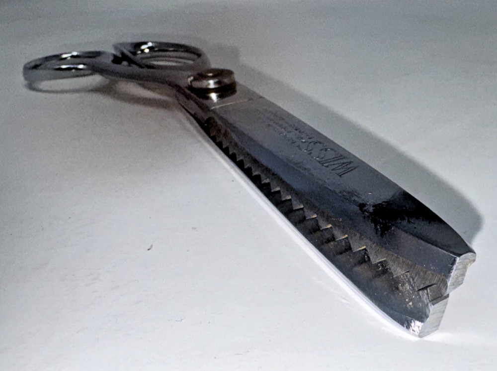 Vintage 9" Wiss Model CC9 Pinking Shears (Scissors) w/Box & Instructions