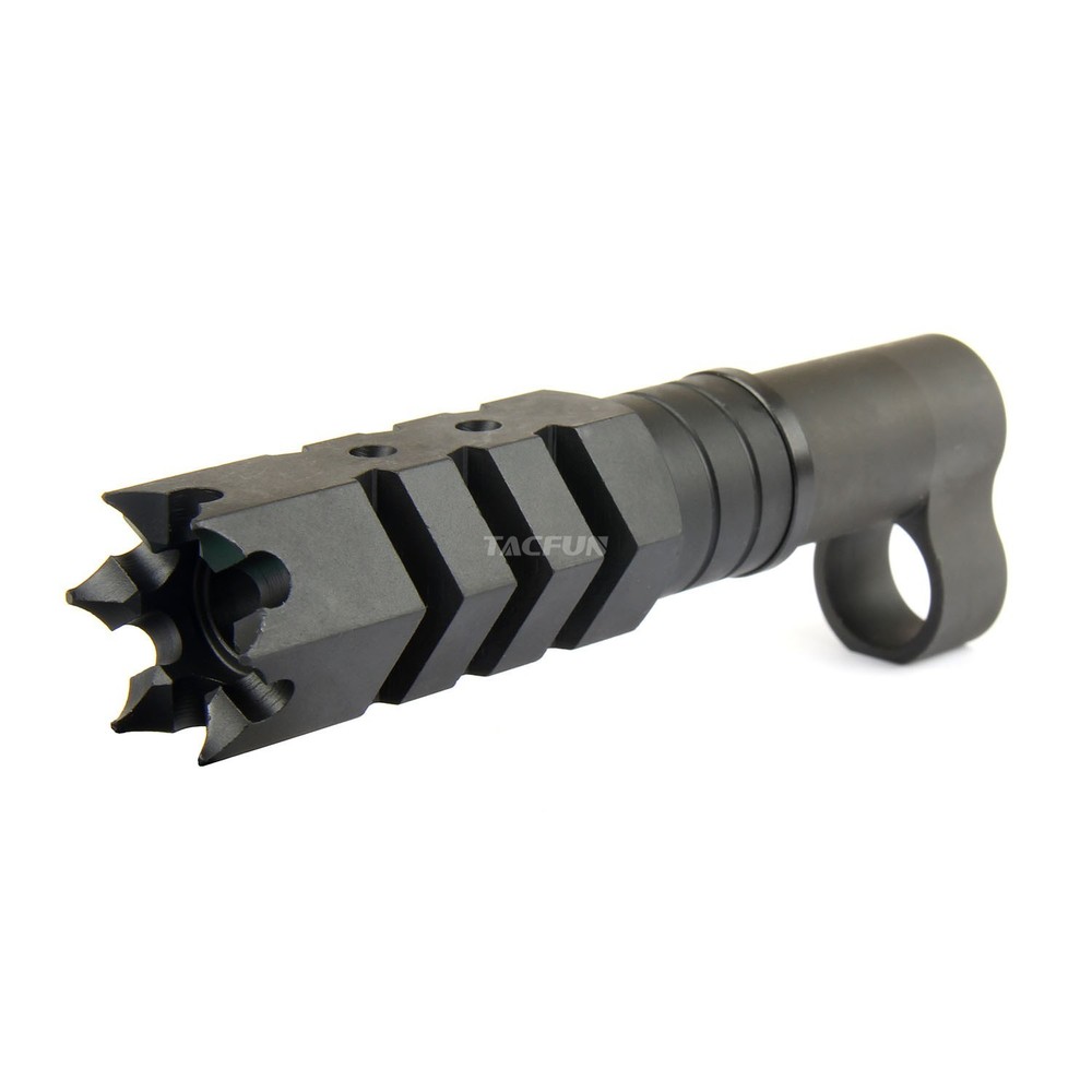 M1 Garand Muzzle Adapter + Shark Muzzle Brake 5/8x24 Thread All Steel