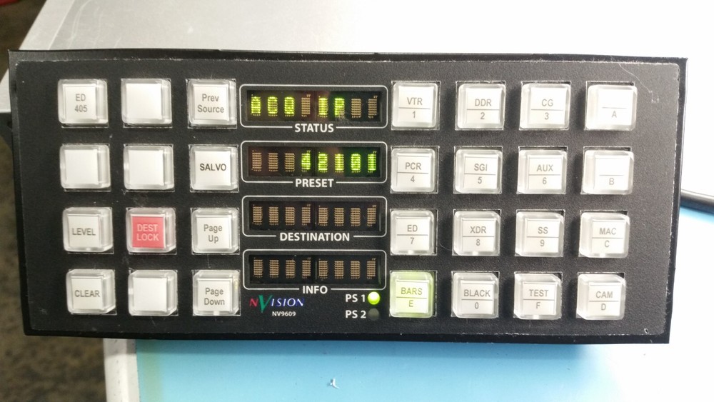 NVISION NV9609 Control Panel