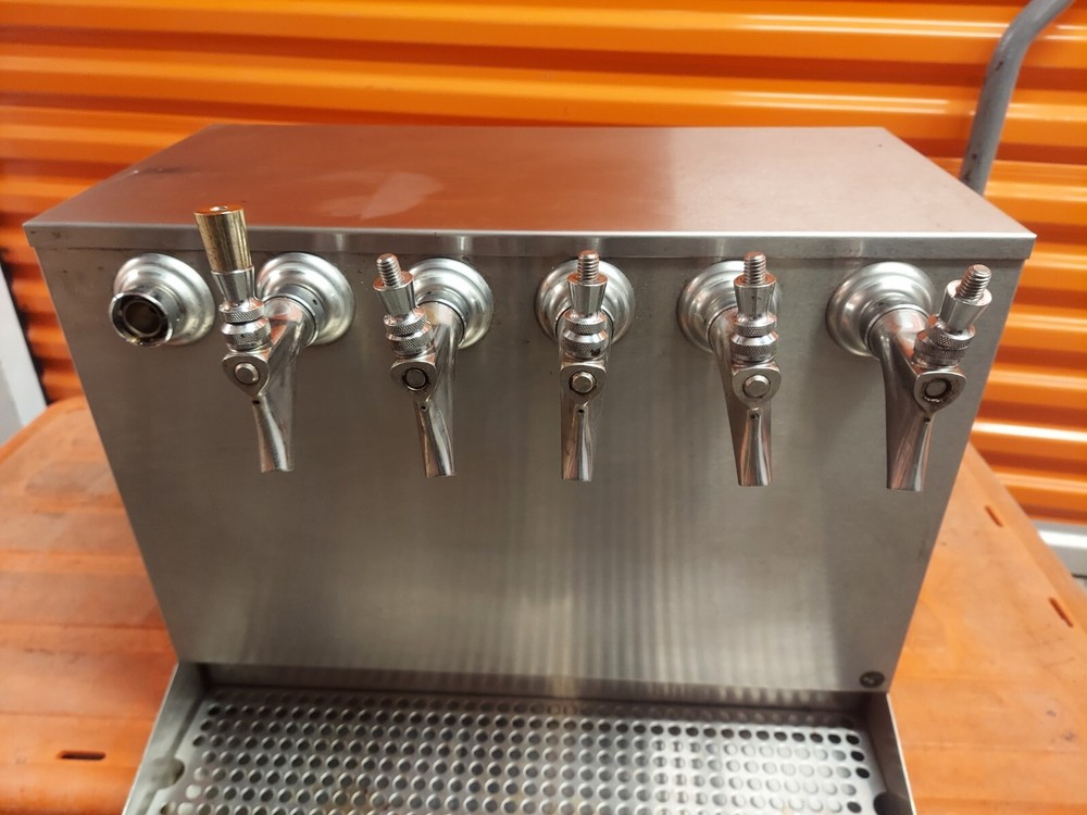 Micro Matic SB620 22" Underbar Draft Beer Dispensing Tower SS w/ Drip Tray