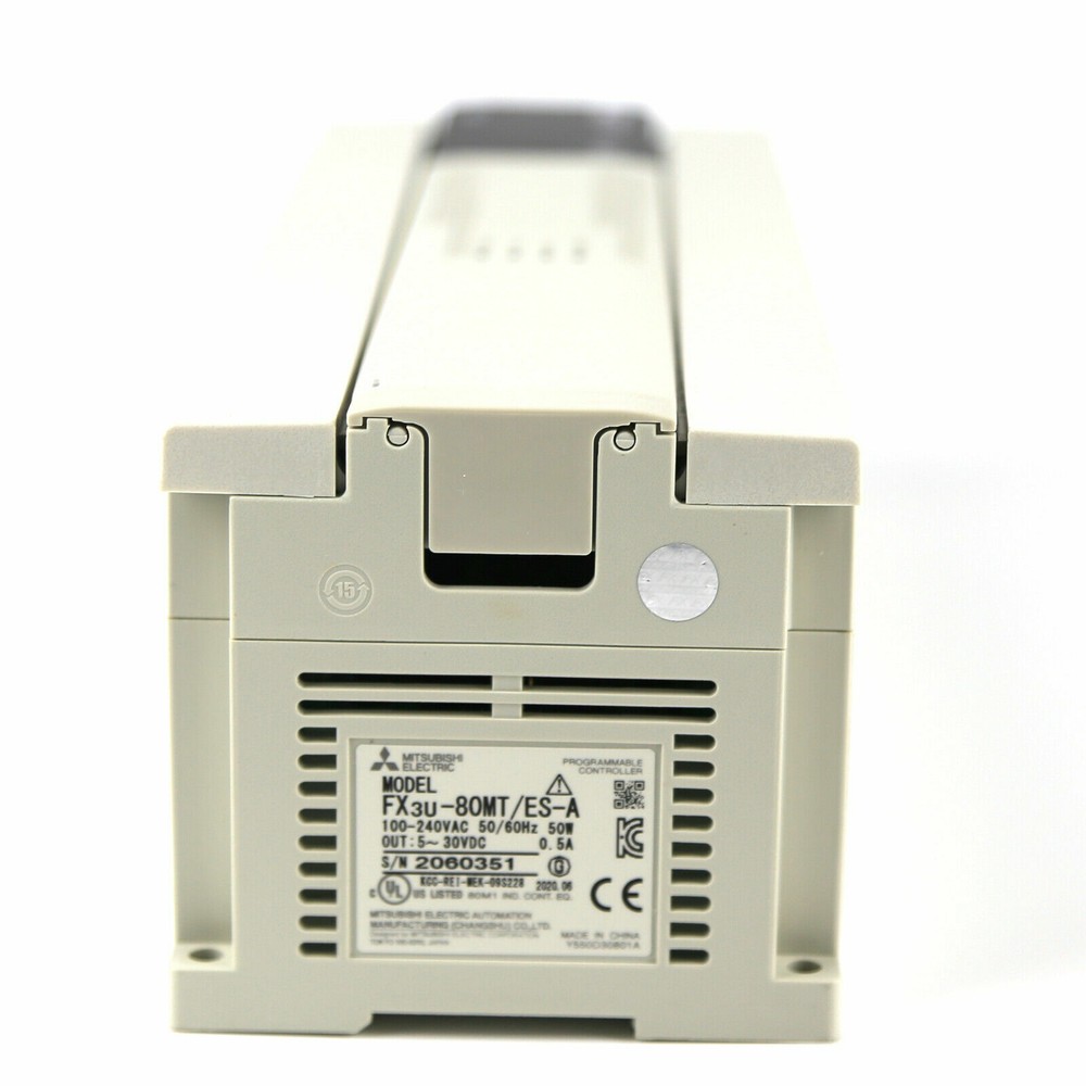 New In Box MITSUBISHI PLC FX3U-80MT/ES-A Programmable Logic Controller Module