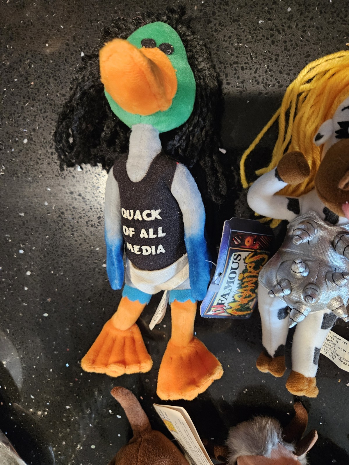 Lot Of 13 Assorted Vintage 1998 Infamous Meanies Meanies Beanbag Plush NWT