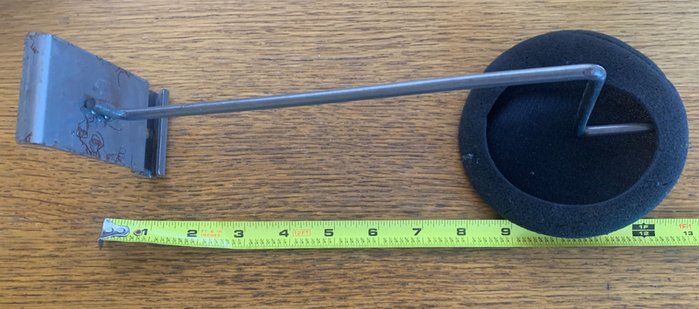 Gridwall Hat Display Hook Chrome Single Cap Holder for Retail Display Panel 4 Pc