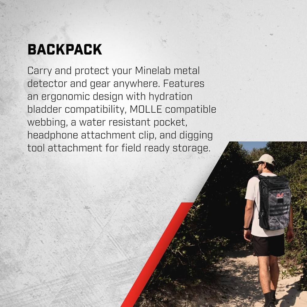 Minelab Manticore Metal Detector w/Pro-Find 40 & New Backpack Bundle
