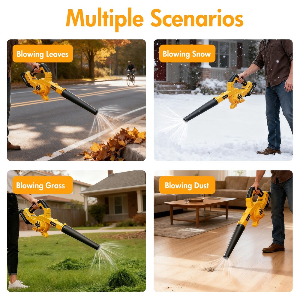 Brushless Blower Kit Battery-Powered Cordless Leaf Blower