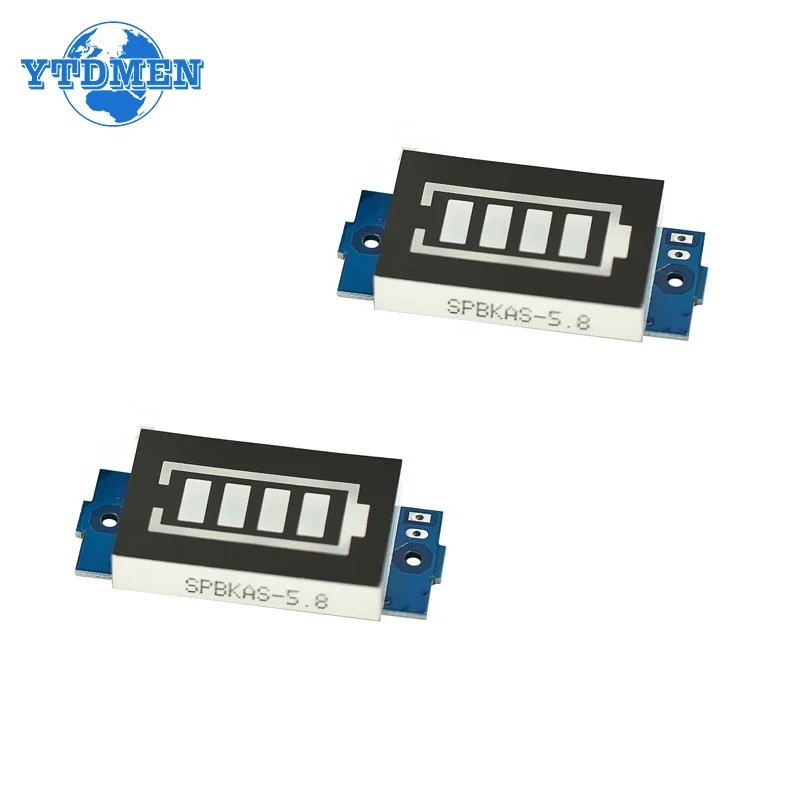 3S Lithium Battery Indicator 12.6V Capacity Tester with Blue Display for EVs