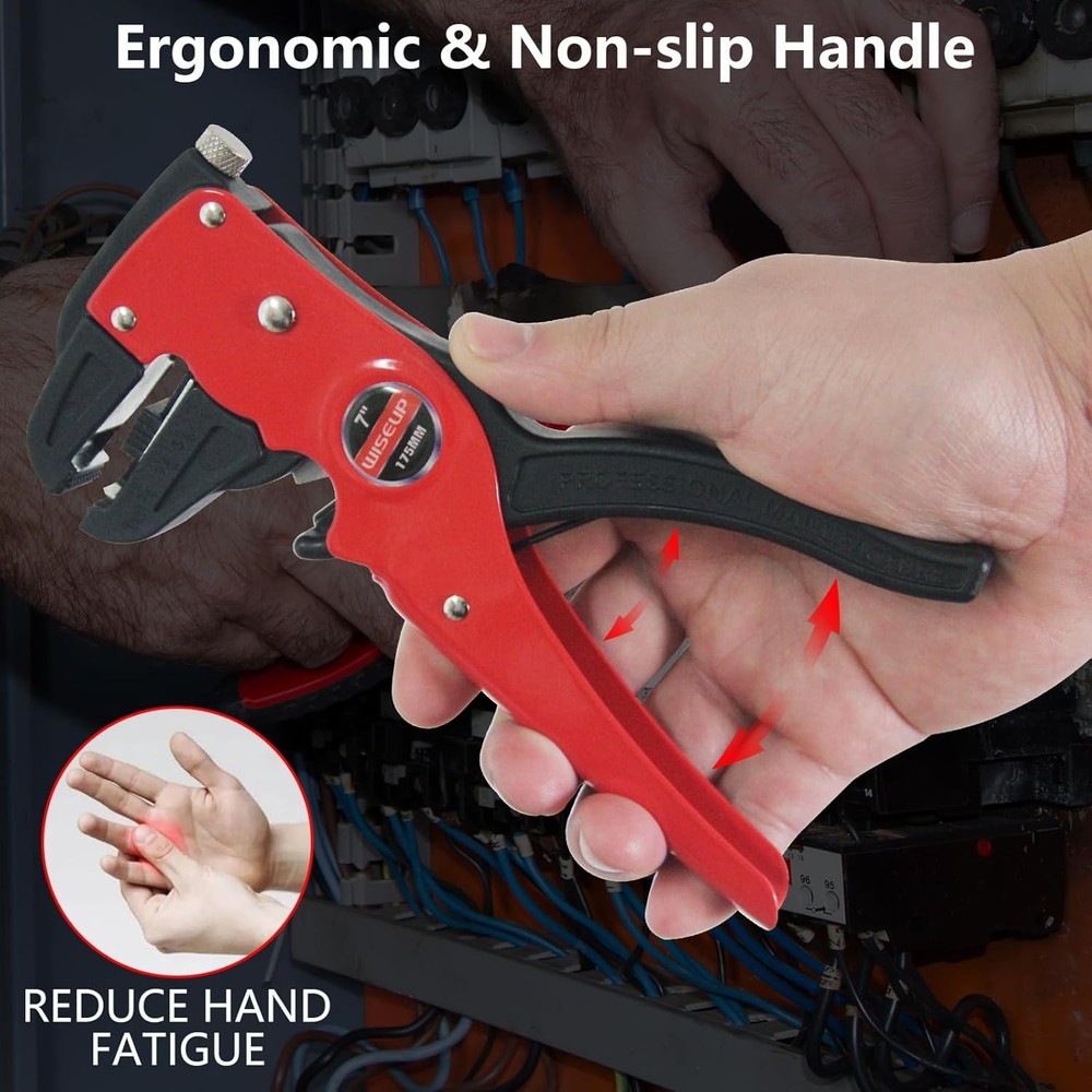 WISEUP Automatic Quick Strip Wire Stripper and 2 in 1