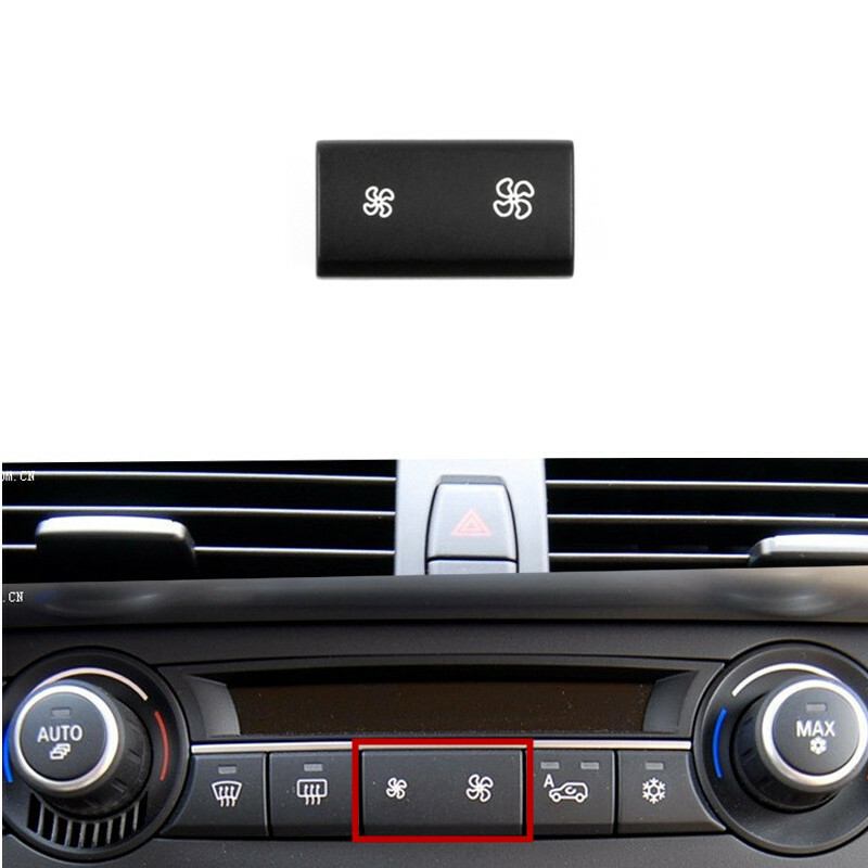 For BMW X5 E70 X6 E71 Replacement Climate A/C Control Panel Fan Speed Button Key