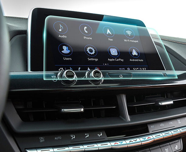 Crystal Clear Screen Protector for 2020 Cadillac CT4 Vehicle Navigation