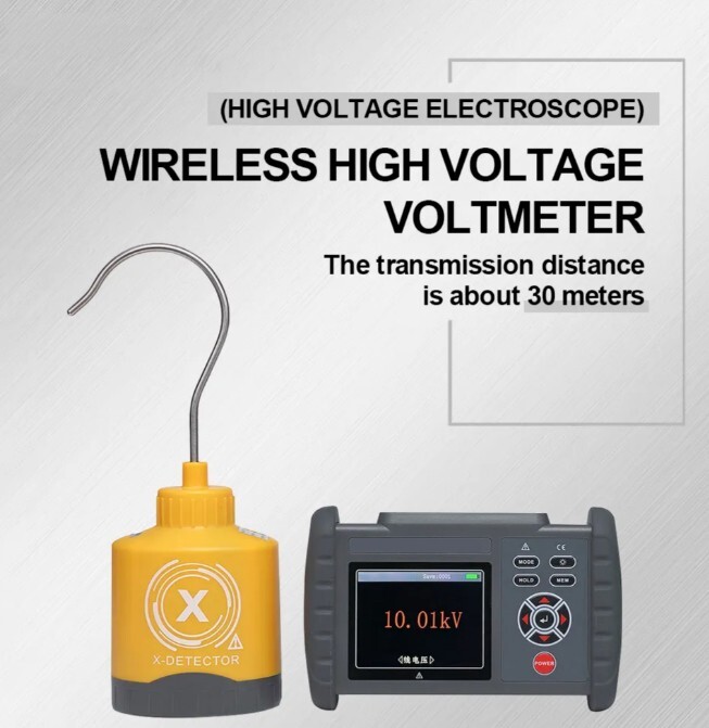 High Voltage Electroscope Wireless High Voltage Voltmeter Probe Caliber Φ70mm