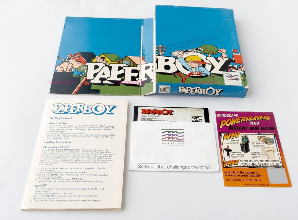 Paperboy - Mindscape - 1988 / Apple II