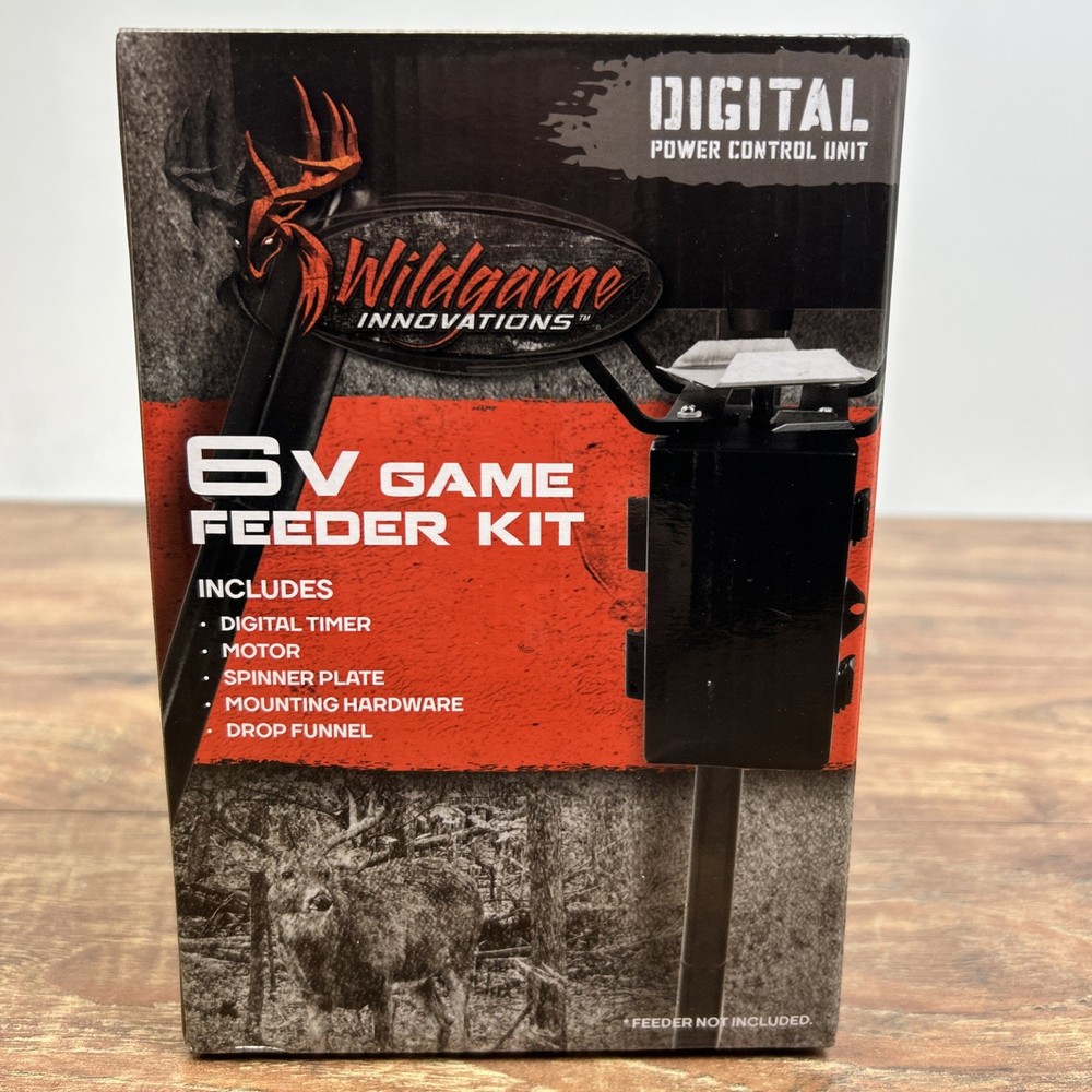 Wildgame Innovations 6V Game Feeder Kit Digital Power Control Unit Black T6DC