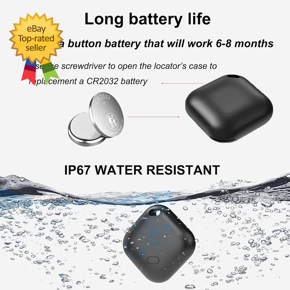 1 Pack Anti Lost Tag Bluetooth Tracker for Android with One Year Battery Life